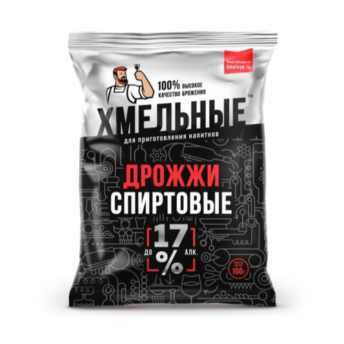 Спиртовые дрожжи Хмельные, 100 г