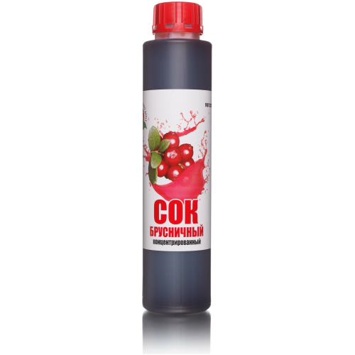 Сок брусничный концентрированный 1 кг.